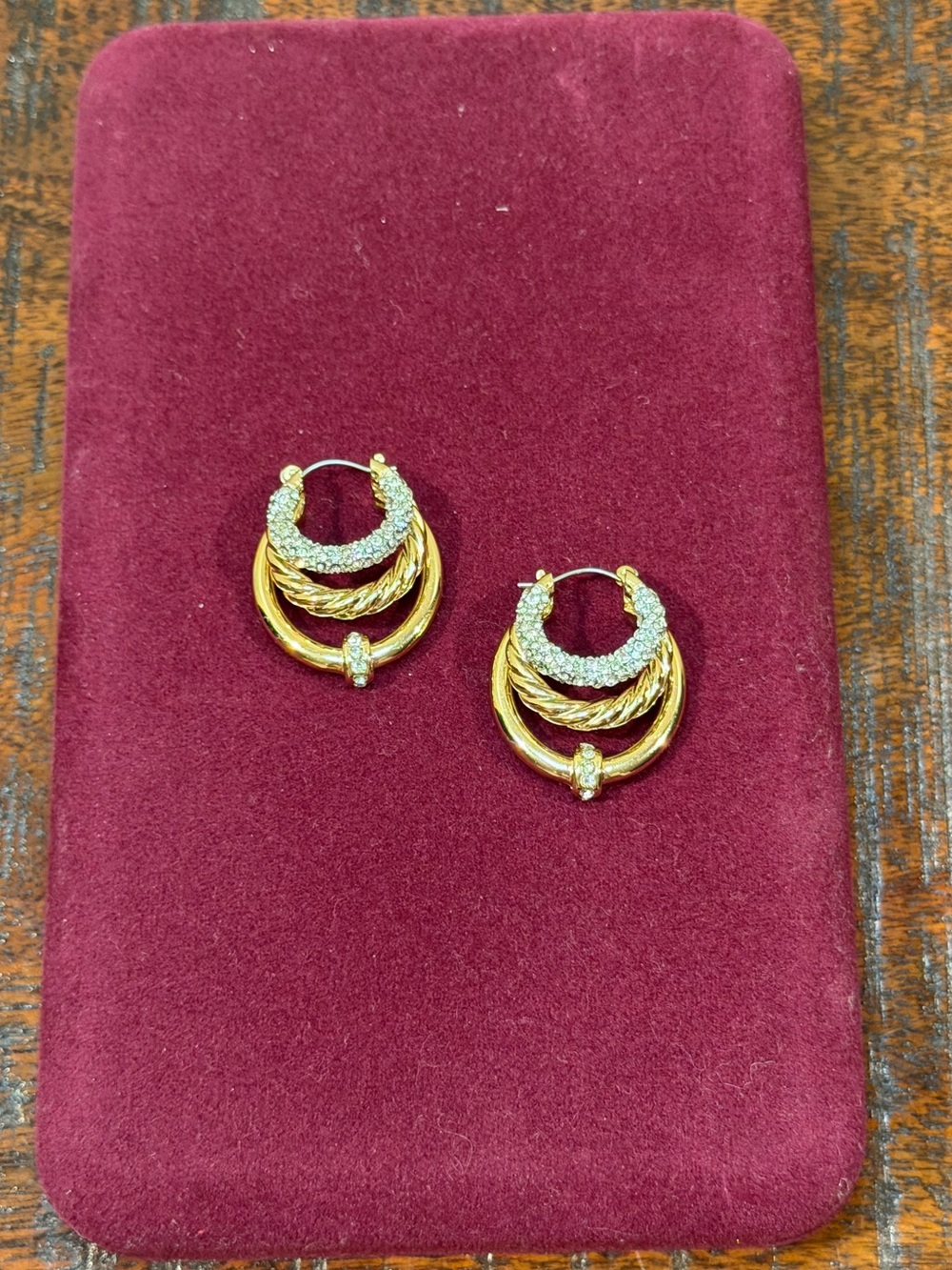 Alexis Bittar Triple Hoop Earrings
